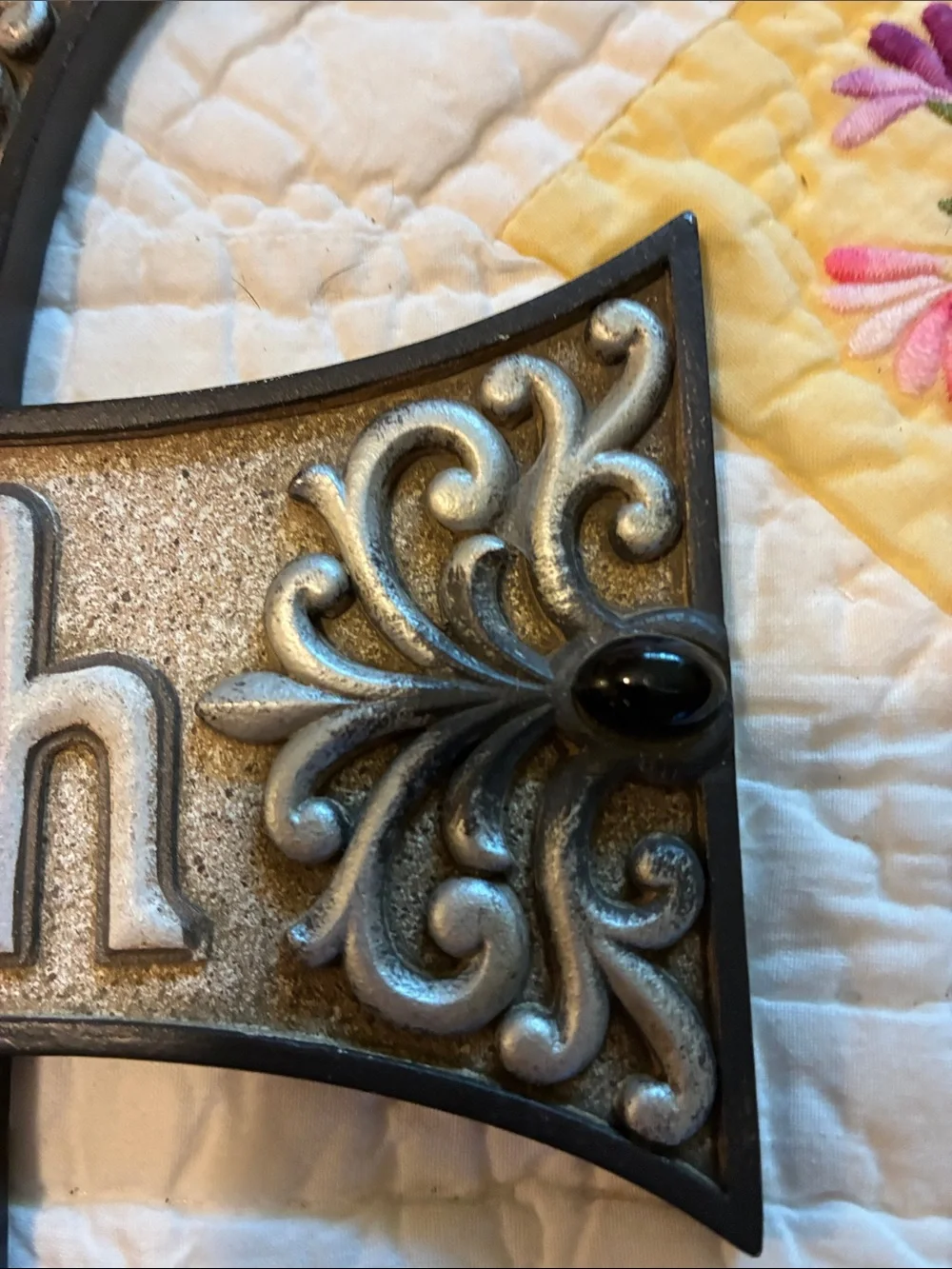 Hobby Lobby Silver and Black Faith Wall Cross